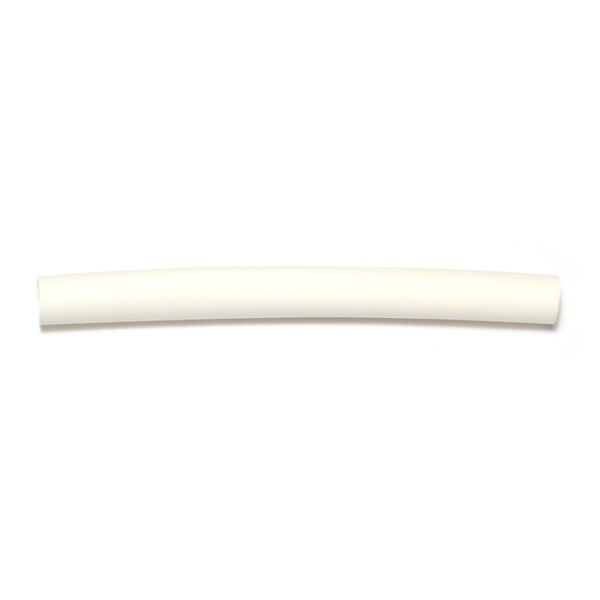 Midwest Fastener Heat Shrink Tube, Thin Wall, White, 3 in, 10 PK 67971 - main